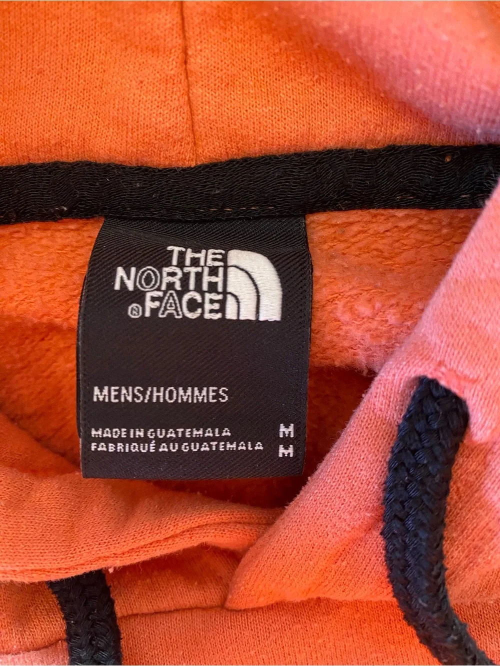 The North Face Men's Orange Graphic 'Altitude Problem' Hoodie - Skiing - size m